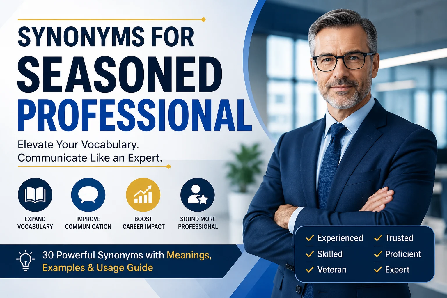 Synonyms for Seasoned Professional