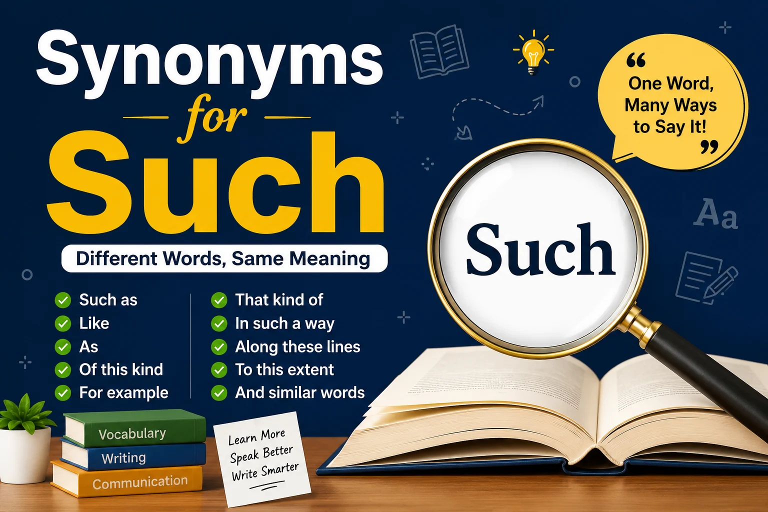 Synonyms for Such