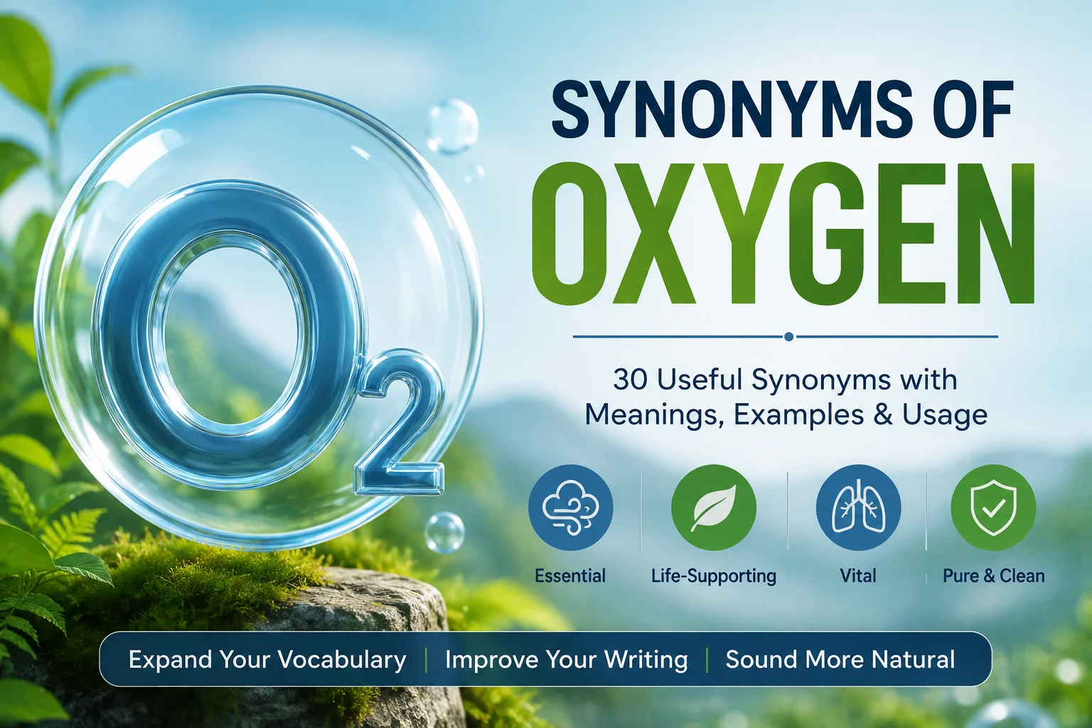 Synonyms of Oxygen