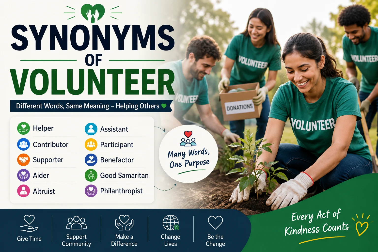 Synonyms of Volunteer