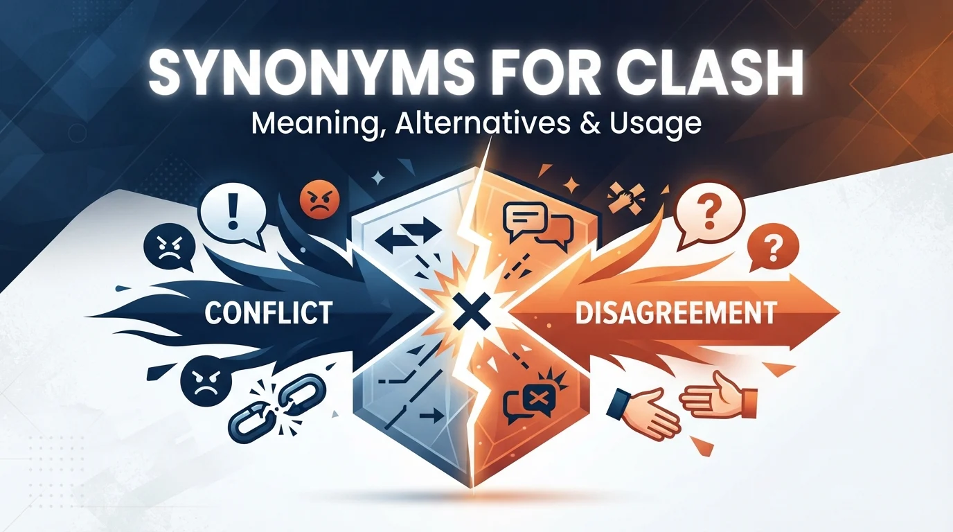 Synonyms for Clash