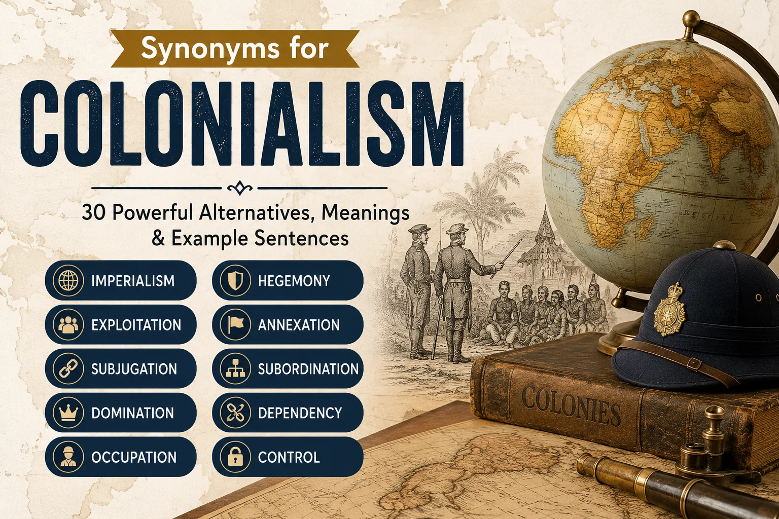 Synonyms for Colonialism