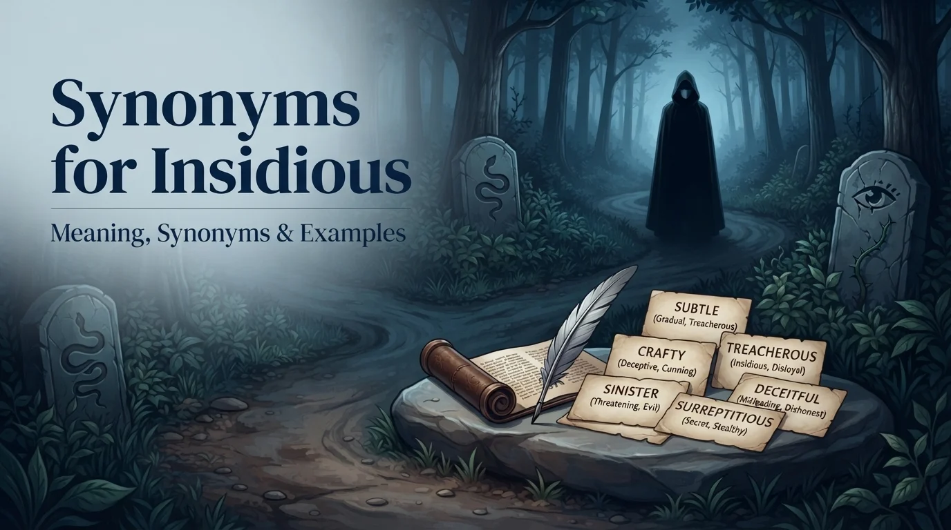 Synonyms for Insidious