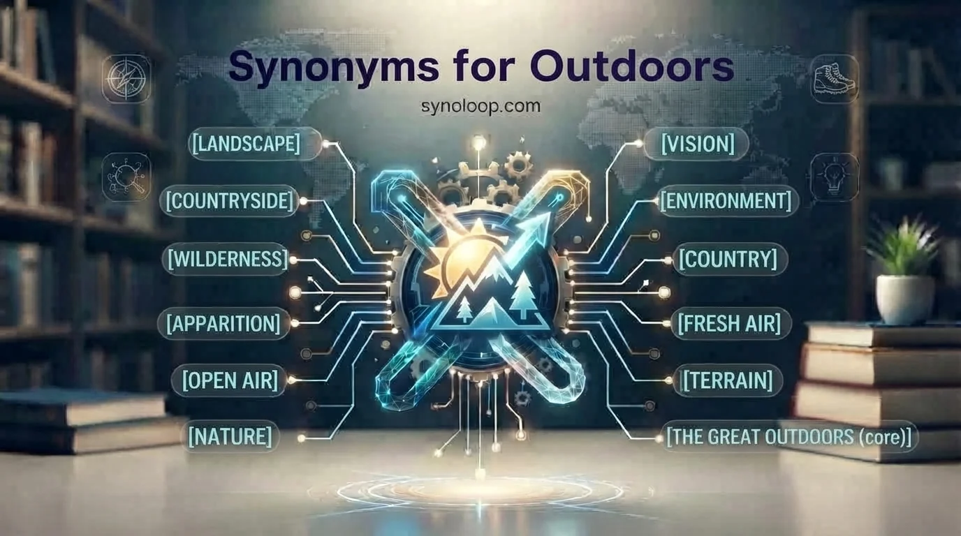 Synonyms for Outdoors
