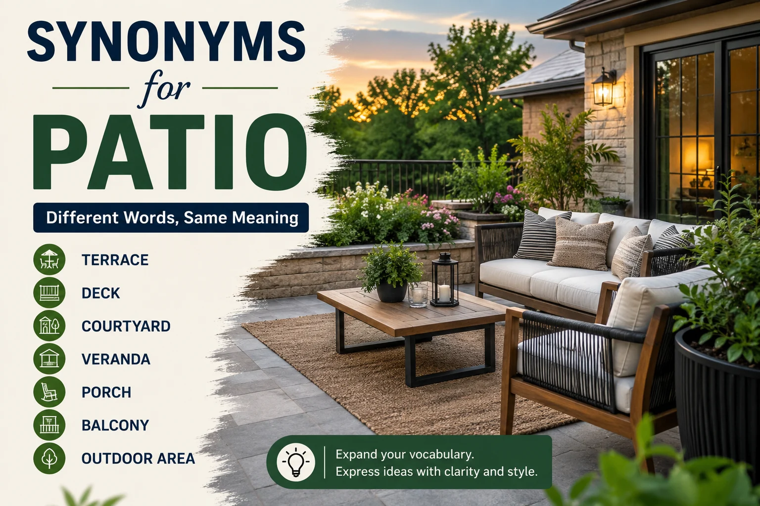 Synonyms for Patio