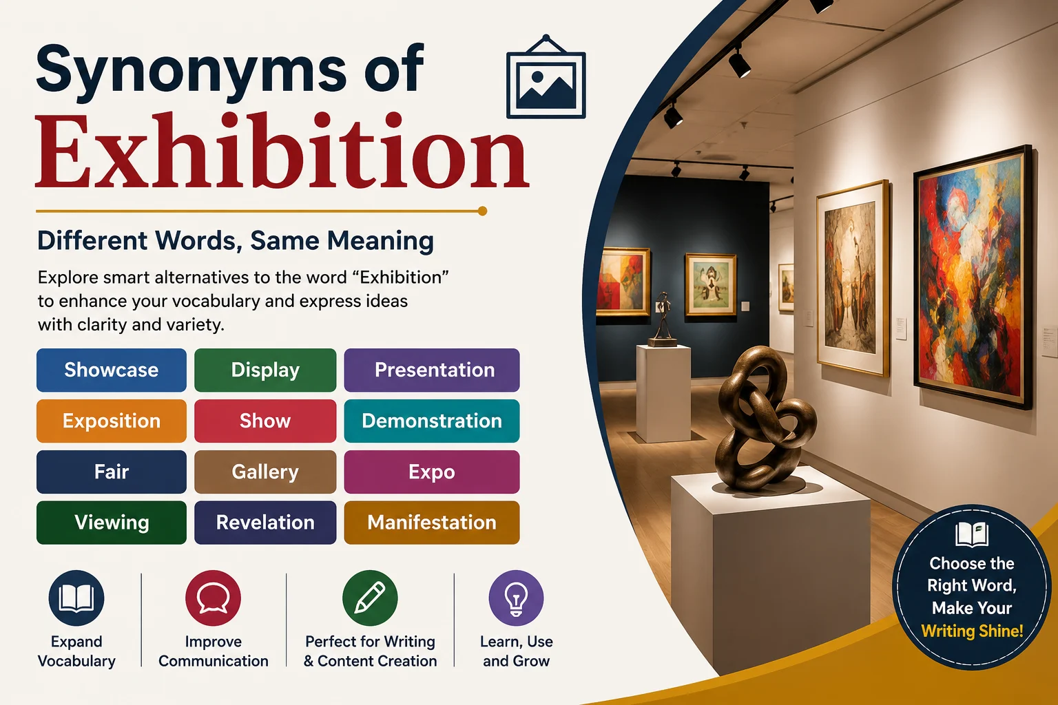 Synonyms of Exhibition
