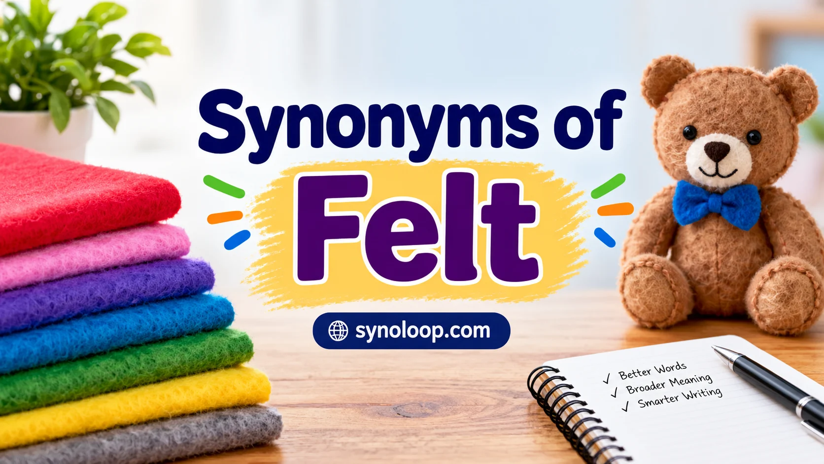 Synonyms of Felt