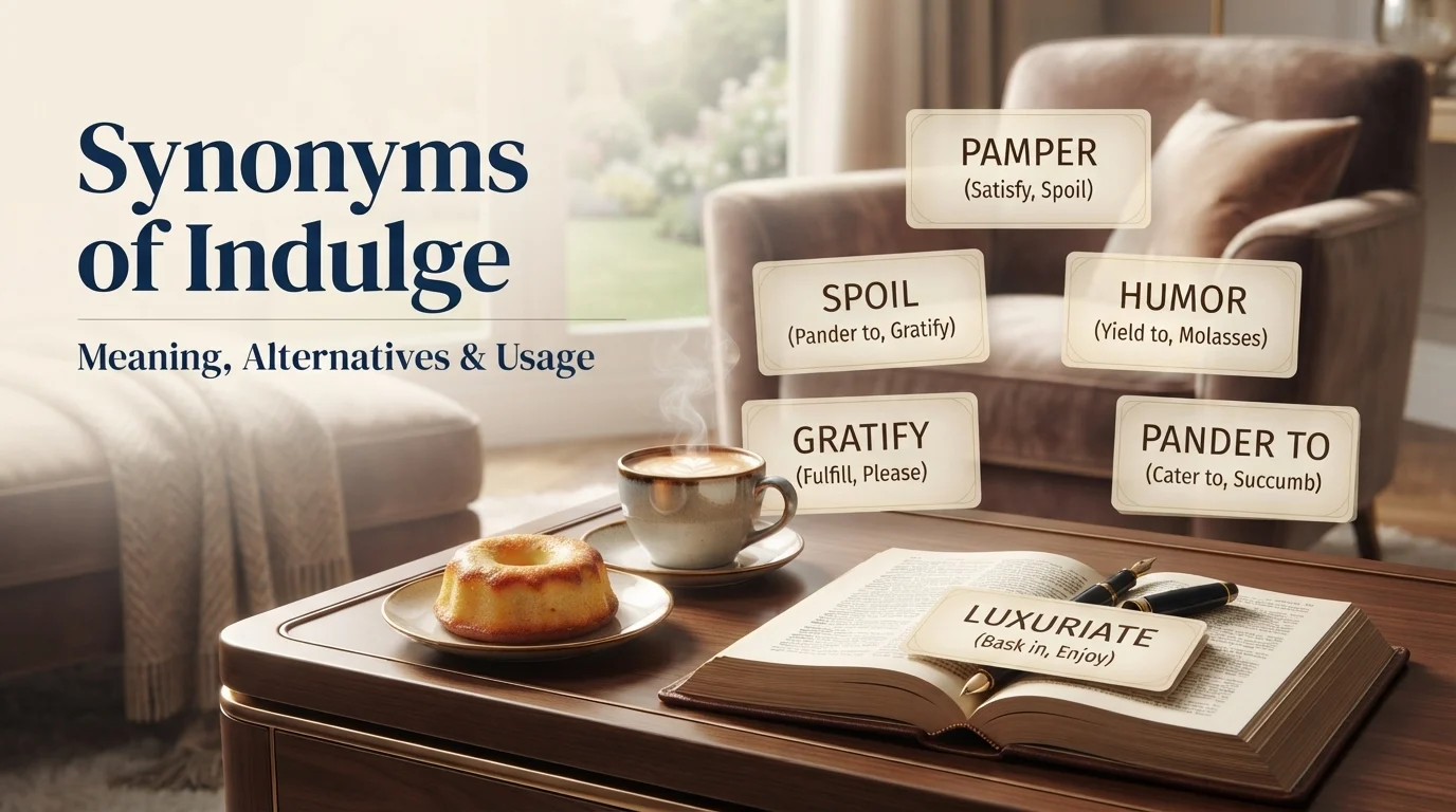 Synonyms of Indulge