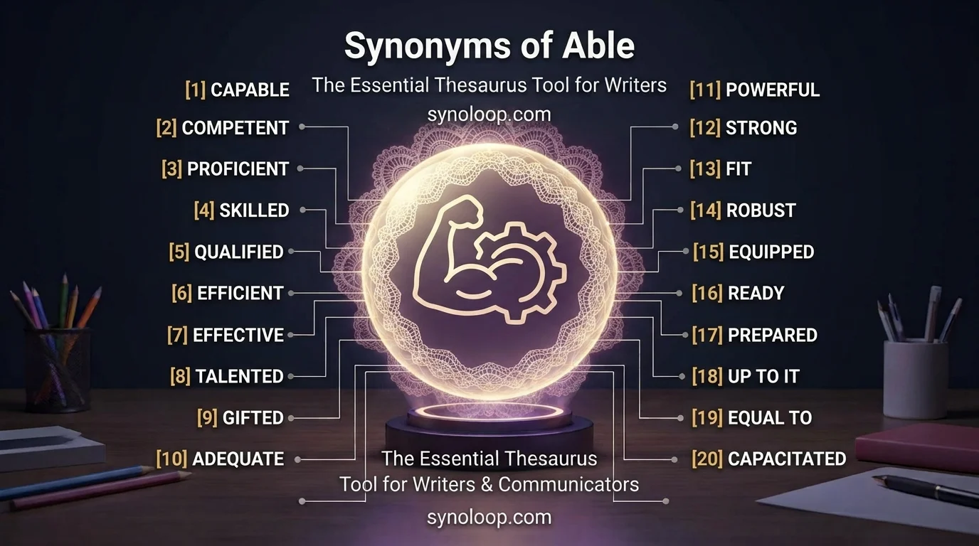 Able to Synonyms