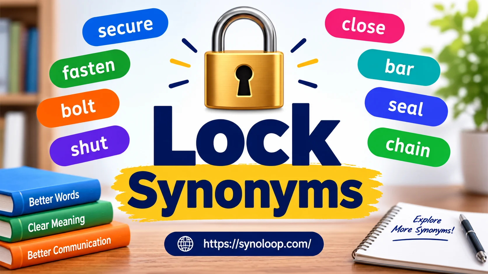 Lock Synonyms