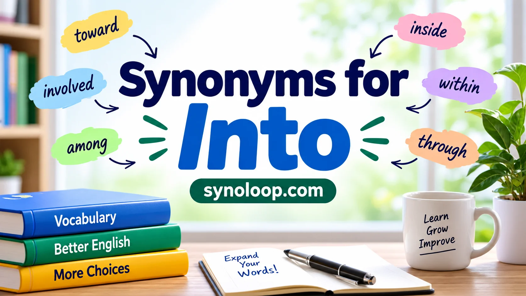 Synonyms for Into
